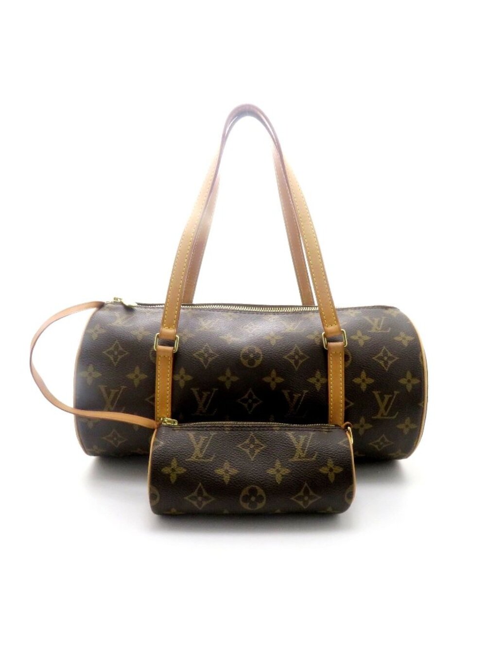 Louis Vuitton Papillon GM Monogram Handbag Empreinte Brown